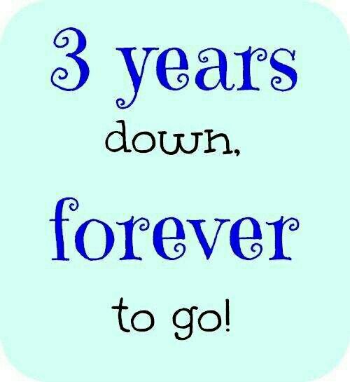 3 year anniversary